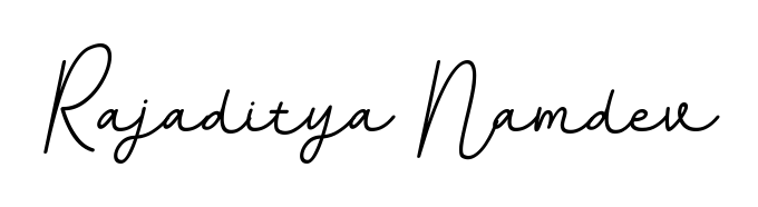 Looking for an artistic signature for Rajaditya Namdev? The BallpointsItalic-DORy9 calligraphy style gives a sophisticated flow suitable for business cards and emails. Rajaditya Namdev signature style 11 images and pictures png