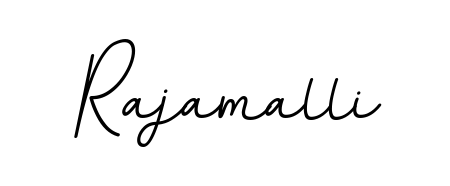 Upgrade your professional image with Rajamalli signature created with BallpointsItalic-DORy9 font. Fast, free, and watermark-free download. Rajamalli signature style 11 images and pictures png