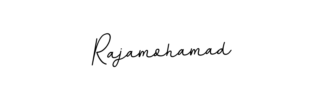 if you are searching for the best signature style for your name Rajamohamad. so please give up your signature search. here we have designed multiple signature styles  using BallpointsItalic-DORy9. Rajamohamad signature style 11 images and pictures png