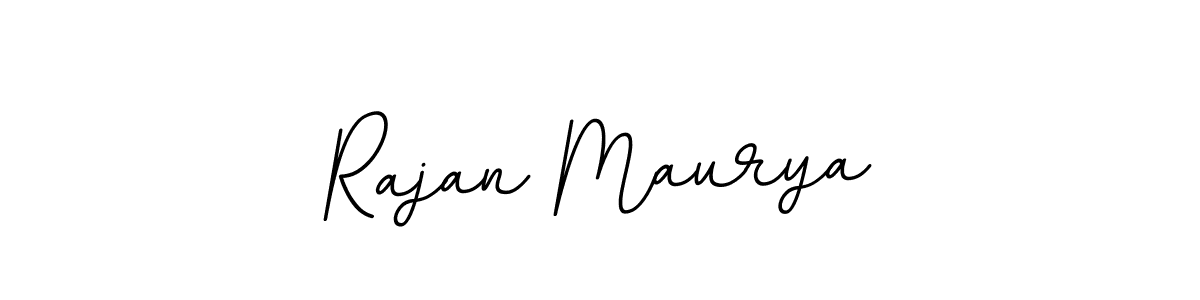 Make a beautiful signature design for name Rajan Maurya. With this signature (BallpointsItalic-DORy9) style, you can create a handwritten signature for free. Rajan Maurya signature style 11 images and pictures png