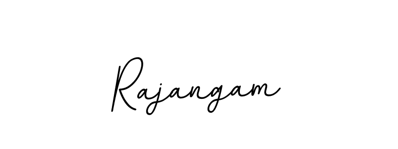 You should practise on your own different ways (BallpointsItalic-DORy9) to write your name (Rajangam) in signature. don't let someone else do it for you. Rajangam signature style 11 images and pictures png