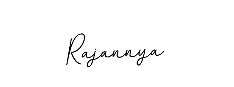 Use a signature maker to create a handwritten signature online. With this signature software, you can design (BallpointsItalic-DORy9) your own signature for name Rajannya. Rajannya signature style 11 images and pictures png