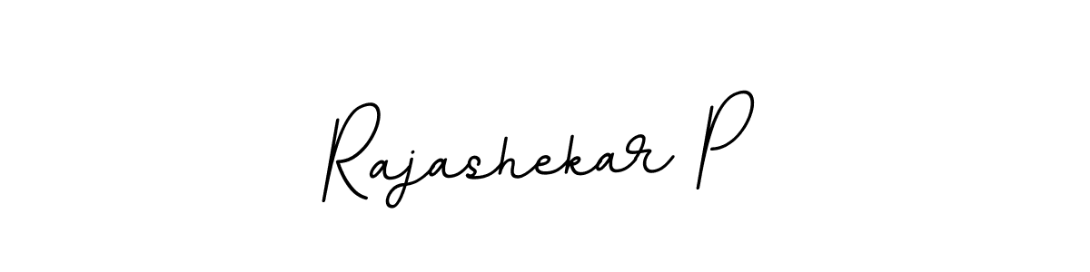 Make a beautiful signature design for name Rajashekar P. With this signature (BallpointsItalic-DORy9) style, you can create a handwritten signature for free. Rajashekar P signature style 11 images and pictures png