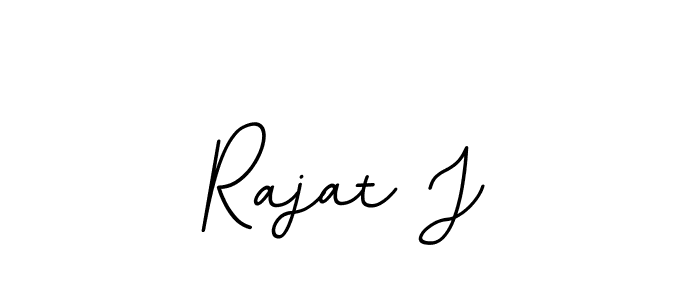 This is the best signature style for the Rajat J name. Also you like these signature font (BallpointsItalic-DORy9). Mix name signature. Rajat J signature style 11 images and pictures png