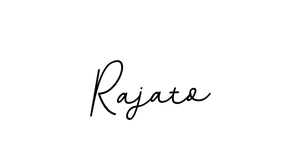Create a beautiful signature design for name Rajato. With this signature (BallpointsItalic-DORy9) fonts, you can make a handwritten signature for free. Rajato signature style 11 images and pictures png