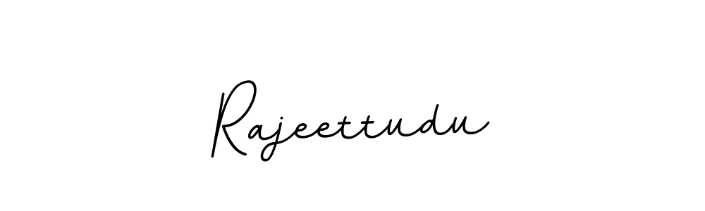 Create a beautiful signature design for name Rajeettudu. With this signature (BallpointsItalic-DORy9) fonts, you can make a handwritten signature for free. Rajeettudu signature style 11 images and pictures png