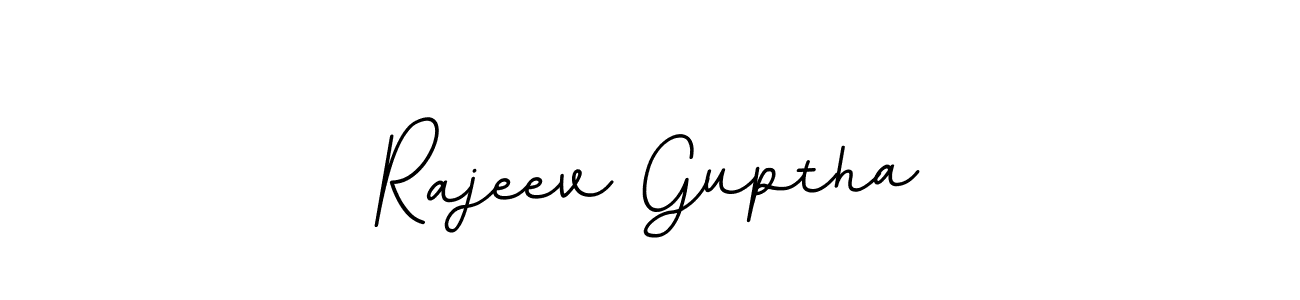 Design your own signature with our free online signature maker. With this signature software, you can create a handwritten (BallpointsItalic-DORy9) signature for name Rajeev Guptha. Rajeev Guptha signature style 11 images and pictures png