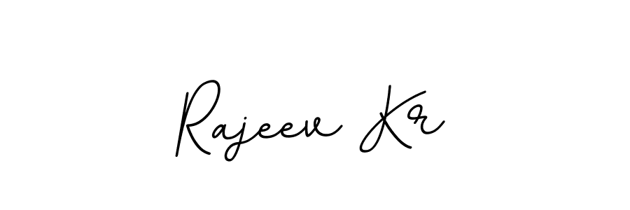 Design your own signature with our free online signature maker. With this signature software, you can create a handwritten (BallpointsItalic-DORy9) signature for name Rajeev Kr. Rajeev Kr signature style 11 images and pictures png