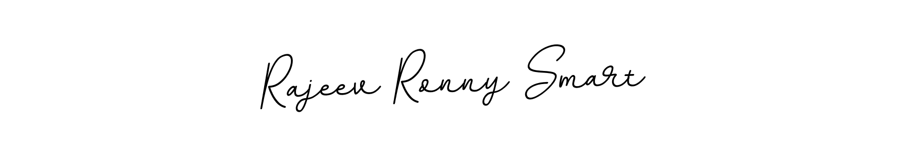 The best way (BallpointsItalic-DORy9) to make a short signature is to pick only two or three words in your name. The name Rajeev Ronny Smart include a total of six letters. For converting this name. Rajeev Ronny Smart signature style 11 images and pictures png