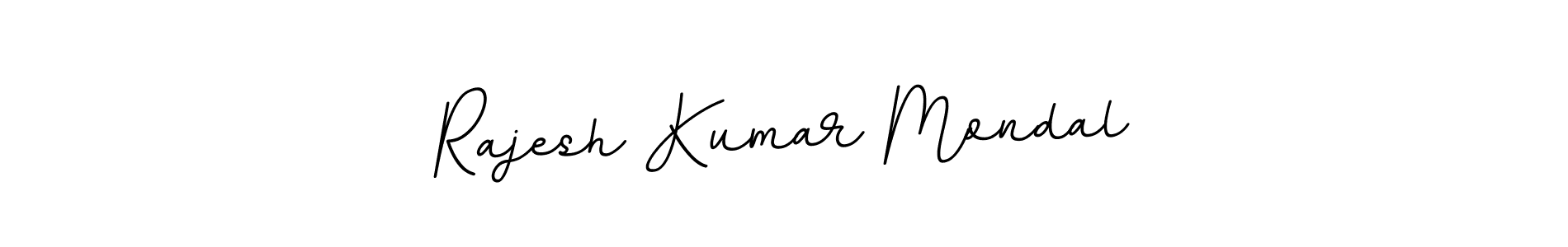 The best way (BallpointsItalic-DORy9) to make a short signature is to pick only two or three words in your name. The name Rajesh Kumar Mondal include a total of six letters. For converting this name. Rajesh Kumar Mondal signature style 11 images and pictures png