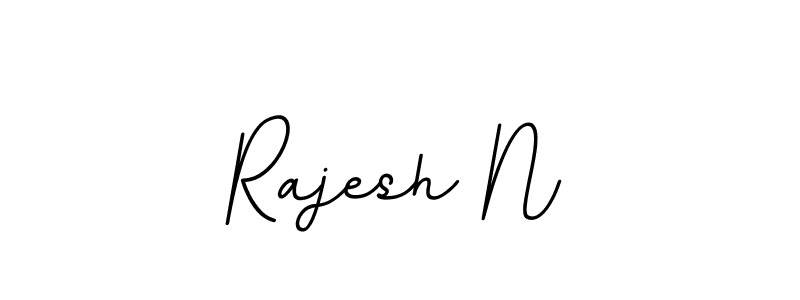 Design your own signature with our free online signature maker. With this signature software, you can create a handwritten (BallpointsItalic-DORy9) signature for name Rajesh N. Rajesh N signature style 11 images and pictures png