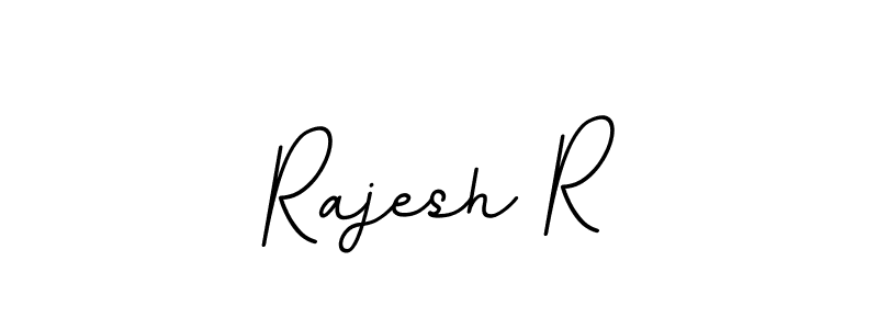 Design your own signature with our free online signature maker. With this signature software, you can create a handwritten (BallpointsItalic-DORy9) signature for name Rajesh R. Rajesh R signature style 11 images and pictures png