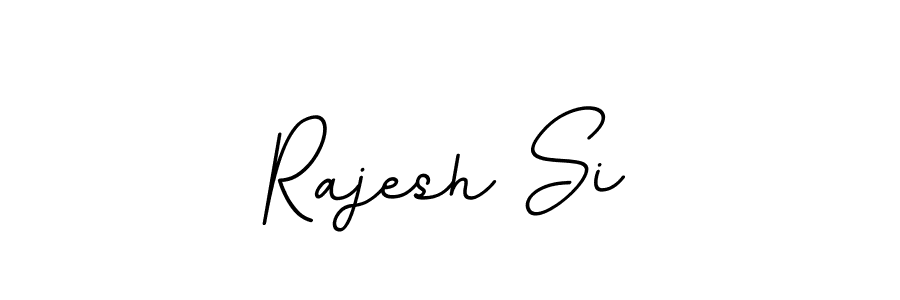 You should practise on your own different ways (BallpointsItalic-DORy9) to write your name (Rajesh Si) in signature. don't let someone else do it for you. Rajesh Si signature style 11 images and pictures png