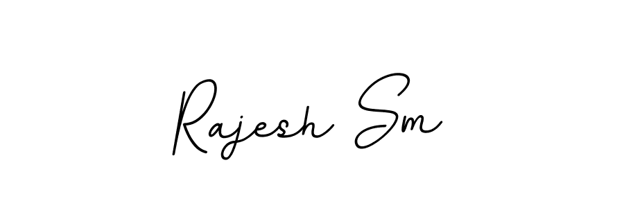 Make a beautiful signature design for name Rajesh Sm. With this signature (BallpointsItalic-DORy9) style, you can create a handwritten signature for free. Rajesh Sm signature style 11 images and pictures png