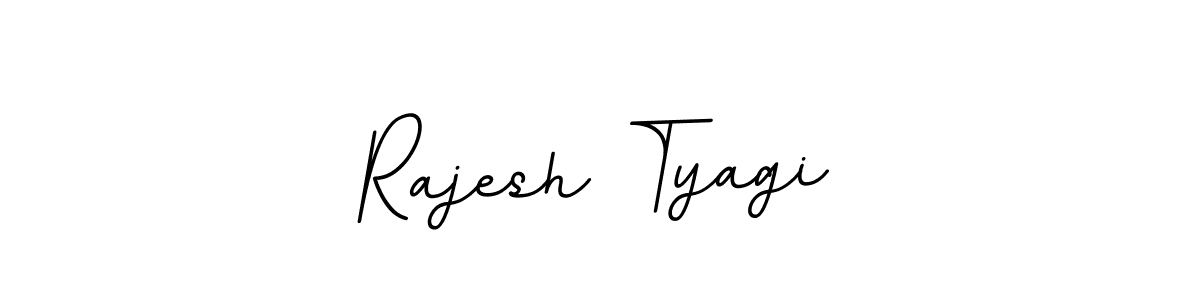 Use a signature maker to create a handwritten signature online. With this signature software, you can design (BallpointsItalic-DORy9) your own signature for name Rajesh Tyagi. Rajesh Tyagi signature style 11 images and pictures png