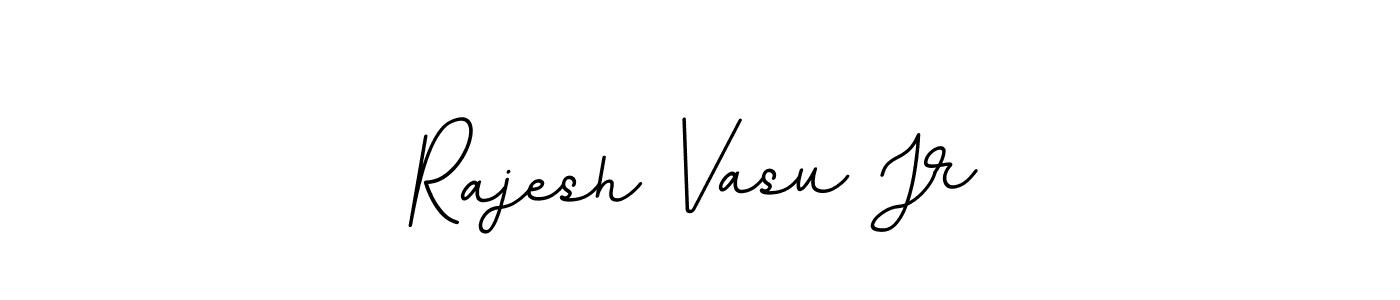 How to make Rajesh Vasu Jr name signature. Use BallpointsItalic-DORy9 style for creating short signs online. This is the latest handwritten sign. Rajesh Vasu Jr signature style 11 images and pictures png