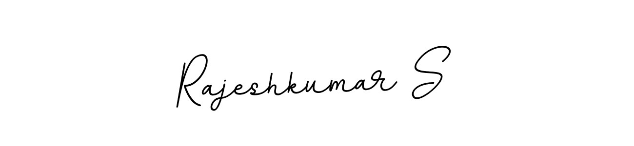 if you are searching for the best signature style for your name Rajeshkumar S. so please give up your signature search. here we have designed multiple signature styles  using BallpointsItalic-DORy9. Rajeshkumar S signature style 11 images and pictures png