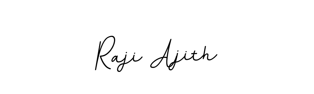 Design your own signature with our free online signature maker. With this signature software, you can create a handwritten (BallpointsItalic-DORy9) signature for name Raji Ajith. Raji Ajith signature style 11 images and pictures png