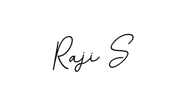 Use a signature maker to create a handwritten signature online. With this signature software, you can design (BallpointsItalic-DORy9) your own signature for name Raji S. Raji S signature style 11 images and pictures png