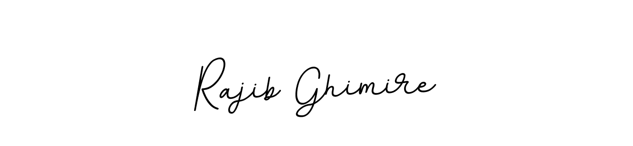Use a signature maker to create a handwritten signature online. With this signature software, you can design (BallpointsItalic-DORy9) your own signature for name Rajib Ghimire. Rajib Ghimire signature style 11 images and pictures png