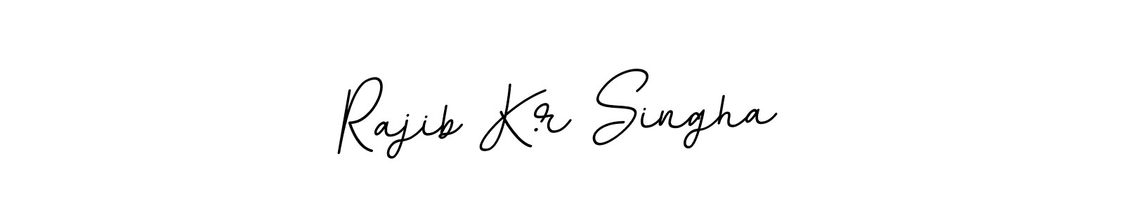 Create a beautiful signature design for name Rajib K.r Singha. With this signature (BallpointsItalic-DORy9) fonts, you can make a handwritten signature for free. Rajib K.r Singha signature style 11 images and pictures png