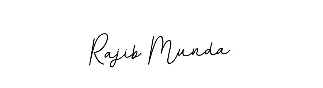 How to make Rajib Munda name signature. Use BallpointsItalic-DORy9 style for creating short signs online. This is the latest handwritten sign. Rajib Munda signature style 11 images and pictures png