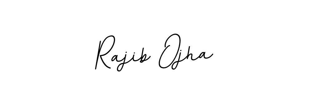 Use a signature maker to create a handwritten signature online. With this signature software, you can design (BallpointsItalic-DORy9) your own signature for name Rajib Ojha. Rajib Ojha signature style 11 images and pictures png