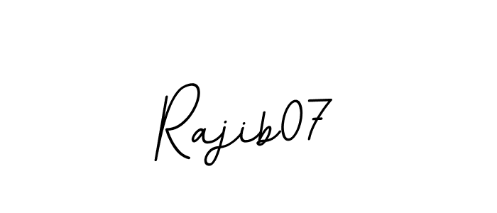 You should practise on your own different ways (BallpointsItalic-DORy9) to write your name (Rajib07) in signature. don't let someone else do it for you. Rajib07 signature style 11 images and pictures png