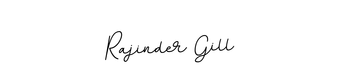 How to make Rajinder Gill name signature. Use BallpointsItalic-DORy9 style for creating short signs online. This is the latest handwritten sign. Rajinder Gill signature style 11 images and pictures png