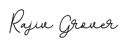 The BallpointsItalic-DORy9 typeface gives name Rajiv Grover a refined look. Suitable for certificates, diplomas, and official verification. Rajiv Grover signature style 11 images and pictures png