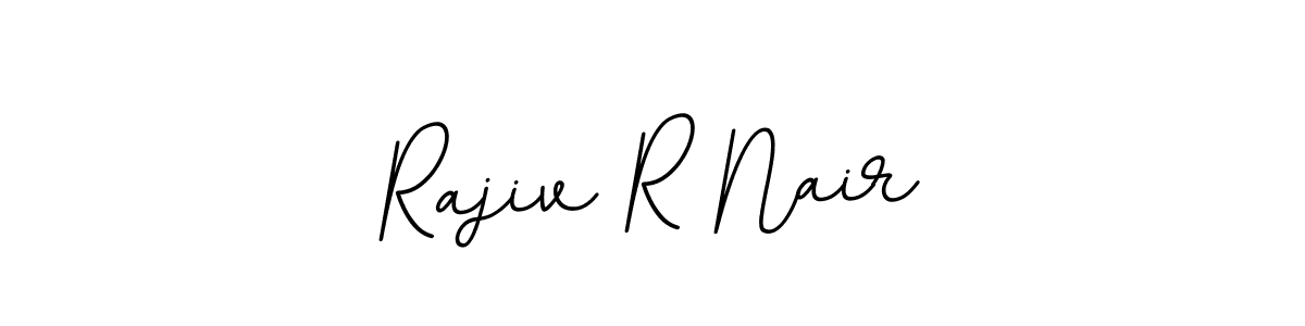 Rajiv R Nair stylish signature style. Best Handwritten Sign (BallpointsItalic-DORy9) for my name. Handwritten Signature Collection Ideas for my name Rajiv R Nair. Rajiv R Nair signature style 11 images and pictures png