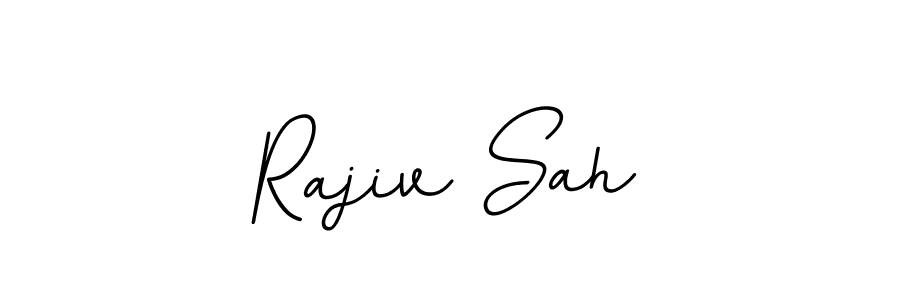 Design your own signature with our free online signature maker. With this signature software, you can create a handwritten (BallpointsItalic-DORy9) signature for name Rajiv Sah. Rajiv Sah signature style 11 images and pictures png