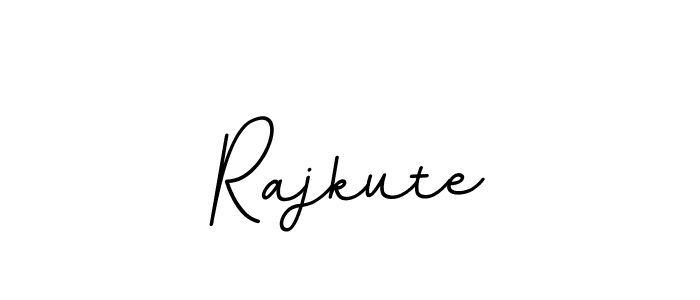 You should practise on your own different ways (BallpointsItalic-DORy9) to write your name (Rajkute) in signature. don't let someone else do it for you. Rajkute signature style 11 images and pictures png