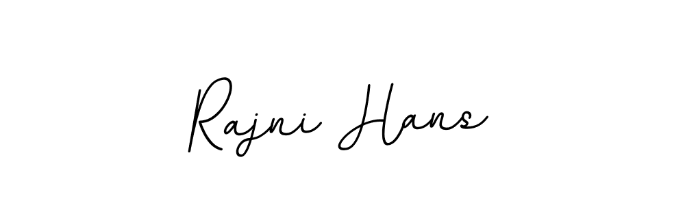 It looks lik you need a new signature style for name Rajni Hans. Design unique handwritten (BallpointsItalic-DORy9) signature with our free signature maker in just a few clicks. Rajni Hans signature style 11 images and pictures png