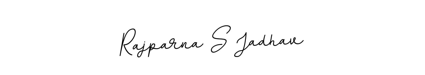 This is the best signature style for the Rajparna S Jadhav name. Also you like these signature font (BallpointsItalic-DORy9). Mix name signature. Rajparna S Jadhav signature style 11 images and pictures png