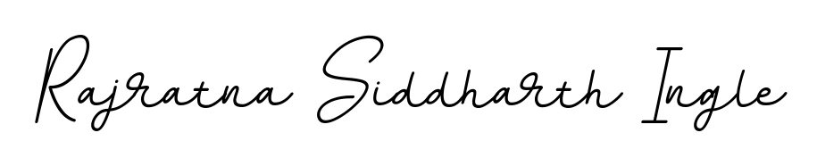 Practice writing Rajratna Siddharth Ingle with the flow of BallpointsItalic-DORy9 lettering. A fantastic source of inspiration for developing your personal signature style. Rajratna Siddharth Ingle signature style 11 images and pictures png
