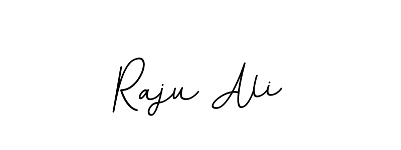 You should practise on your own different ways (BallpointsItalic-DORy9) to write your name (Raju Ali) in signature. don't let someone else do it for you. Raju Ali signature style 11 images and pictures png