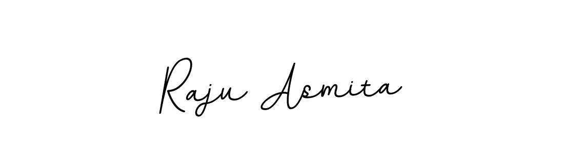 Design your own signature with our free online signature maker. With this signature software, you can create a handwritten (BallpointsItalic-DORy9) signature for name Raju Asmita. Raju Asmita signature style 11 images and pictures png