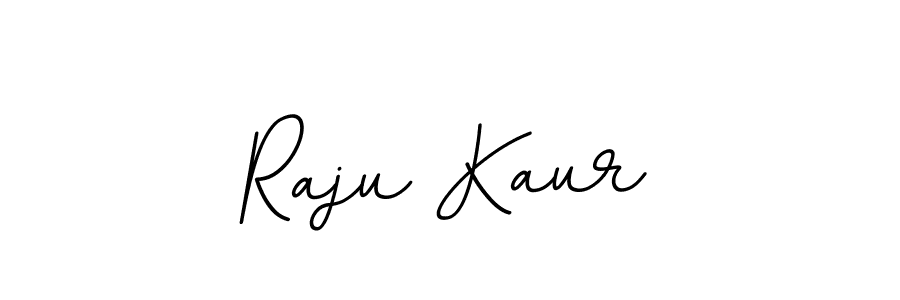 How to make Raju Kaur name signature. Use BallpointsItalic-DORy9 style for creating short signs online. This is the latest handwritten sign. Raju Kaur signature style 11 images and pictures png