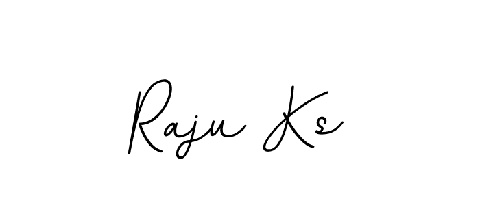 Create a beautiful signature design for name Raju Ks. With this signature (BallpointsItalic-DORy9) fonts, you can make a handwritten signature for free. Raju Ks signature style 11 images and pictures png