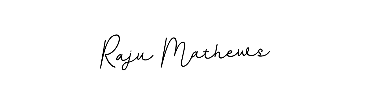 The best way (BallpointsItalic-DORy9) to make a short signature is to pick only two or three words in your name. The name Raju Mathews include a total of six letters. For converting this name. Raju Mathews signature style 11 images and pictures png