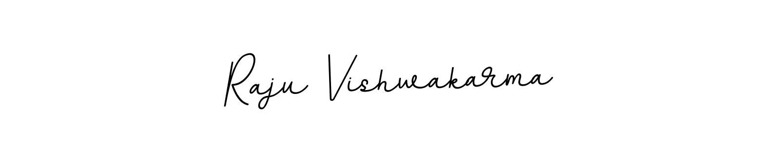 if you are searching for the best signature style for your name Raju Vishwakarma. so please give up your signature search. here we have designed multiple signature styles  using BallpointsItalic-DORy9. Raju Vishwakarma signature style 11 images and pictures png
