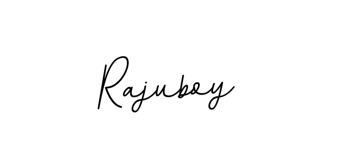 You should practise on your own different ways (BallpointsItalic-DORy9) to write your name (Rajuboy) in signature. don't let someone else do it for you. Rajuboy signature style 11 images and pictures png