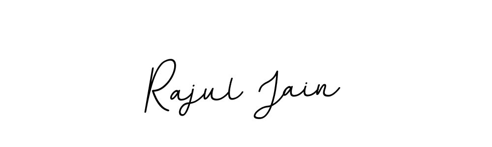 You should practise on your own different ways (BallpointsItalic-DORy9) to write your name (Rajul Jain) in signature. don't let someone else do it for you. Rajul Jain signature style 11 images and pictures png