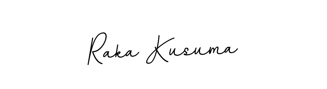 The best way (BallpointsItalic-DORy9) to make a short signature is to pick only two or three words in your name. The name Raka Kusuma include a total of six letters. For converting this name. Raka Kusuma signature style 11 images and pictures png