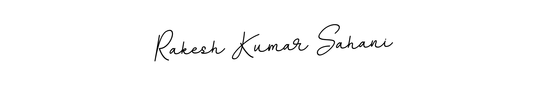 Make a beautiful signature design for name Rakesh Kumar Sahani. With this signature (BallpointsItalic-DORy9) style, you can create a handwritten signature for free. Rakesh Kumar Sahani signature style 11 images and pictures png