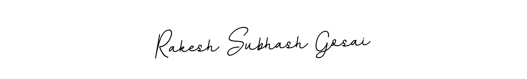 This is the best signature style for the Rakesh Subhash Gosai name. Also you like these signature font (BallpointsItalic-DORy9). Mix name signature. Rakesh Subhash Gosai signature style 11 images and pictures png