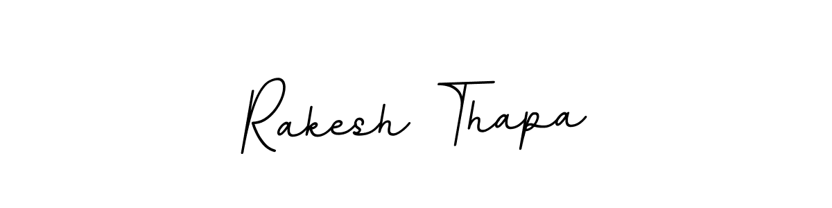 Rakesh Thapa stylish signature style. Best Handwritten Sign (BallpointsItalic-DORy9) for my name. Handwritten Signature Collection Ideas for my name Rakesh Thapa. Rakesh Thapa signature style 11 images and pictures png