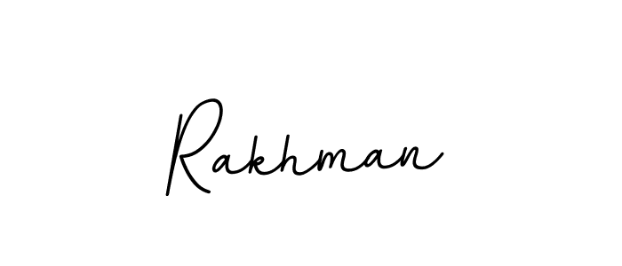 Rakhman stylish signature style. Best Handwritten Sign (BallpointsItalic-DORy9) for my name. Handwritten Signature Collection Ideas for my name Rakhman. Rakhman signature style 11 images and pictures png