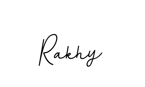 Make a beautiful signature design for name Rakhy. With this signature (BallpointsItalic-DORy9) style, you can create a handwritten signature for free. Rakhy signature style 11 images and pictures png